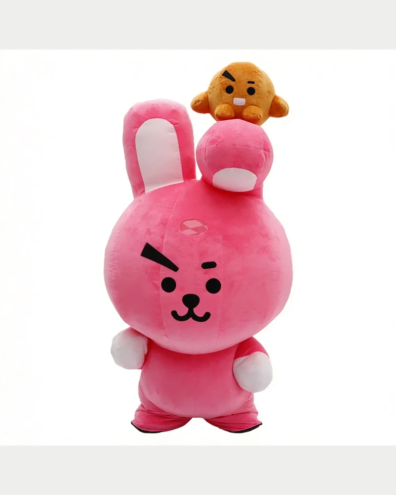 Pink Cartoon Bunny Mascot — inflatable mascot costume