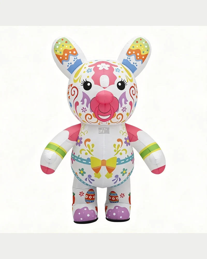Folk Art Rabbit Mascot — inflatable mascot costume