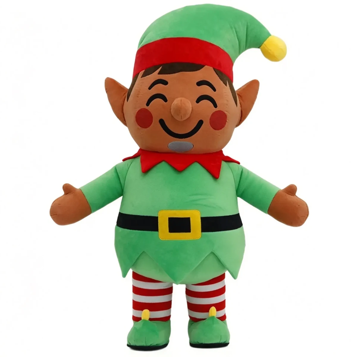Christmas Elf Mascot — inflatable mascot costume, factory photo
