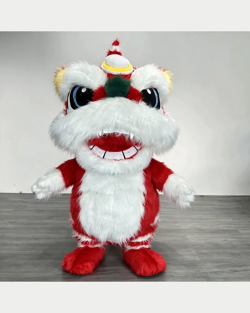 Red Lion Dance Mascot — inflatable mascot costume