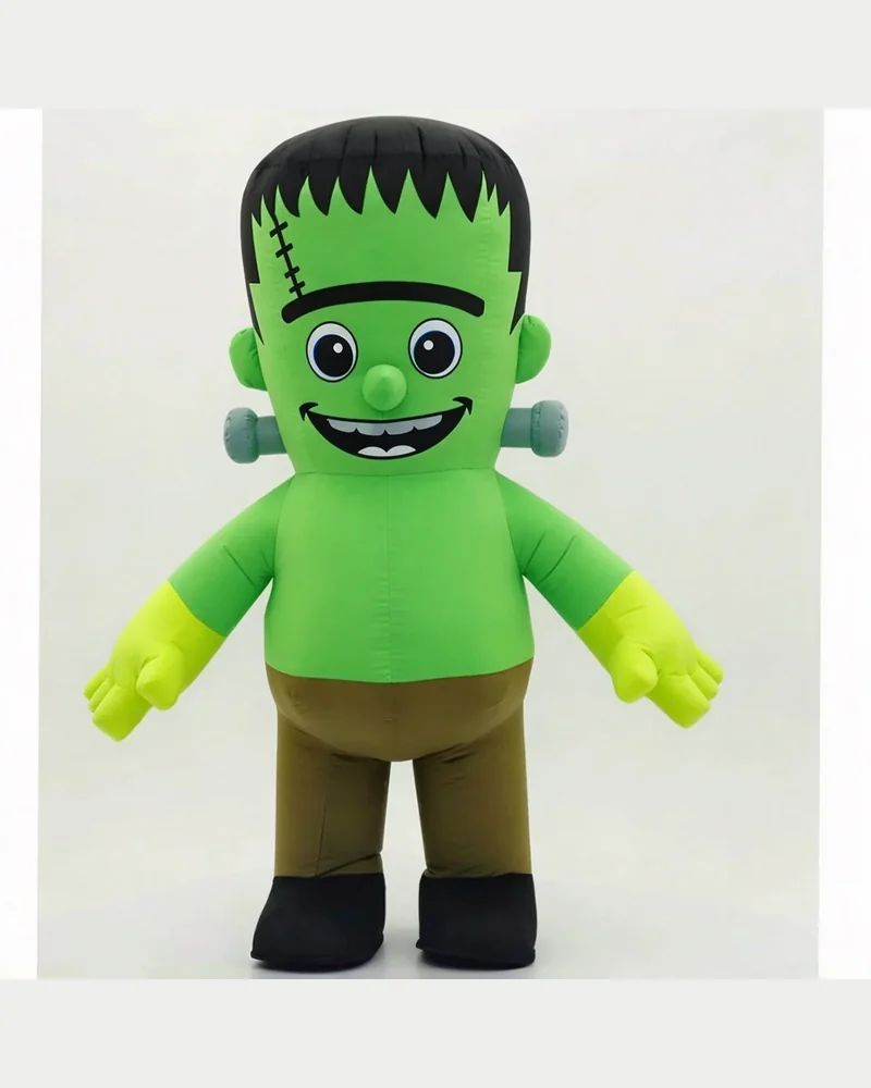 Green Monster Mascot — inflatable mascot costume