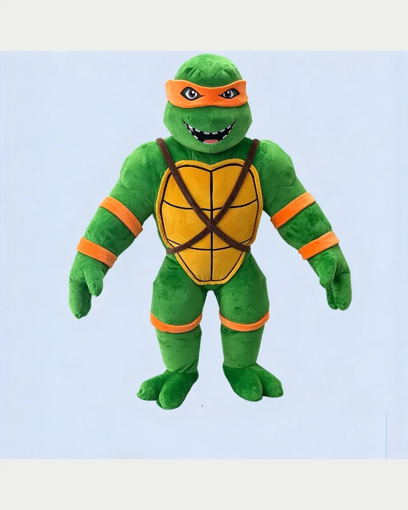 Orange Mask Turtle Mascot — inflatable mascot costume