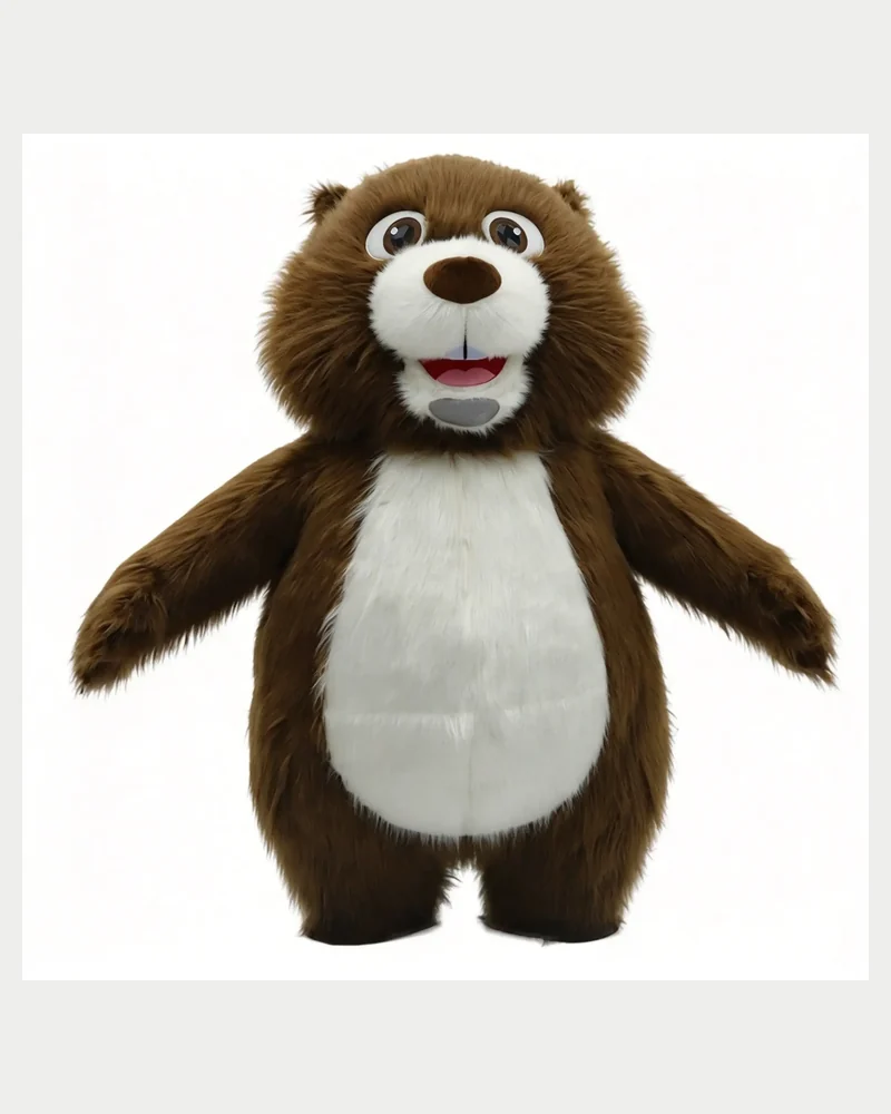 Brown Bear Mascot — inflatable mascot costume