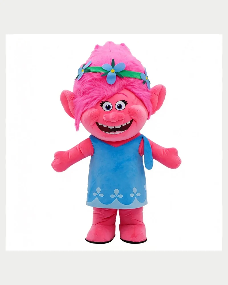 Pink Princess Troll Mascot — inflatable mascot costume