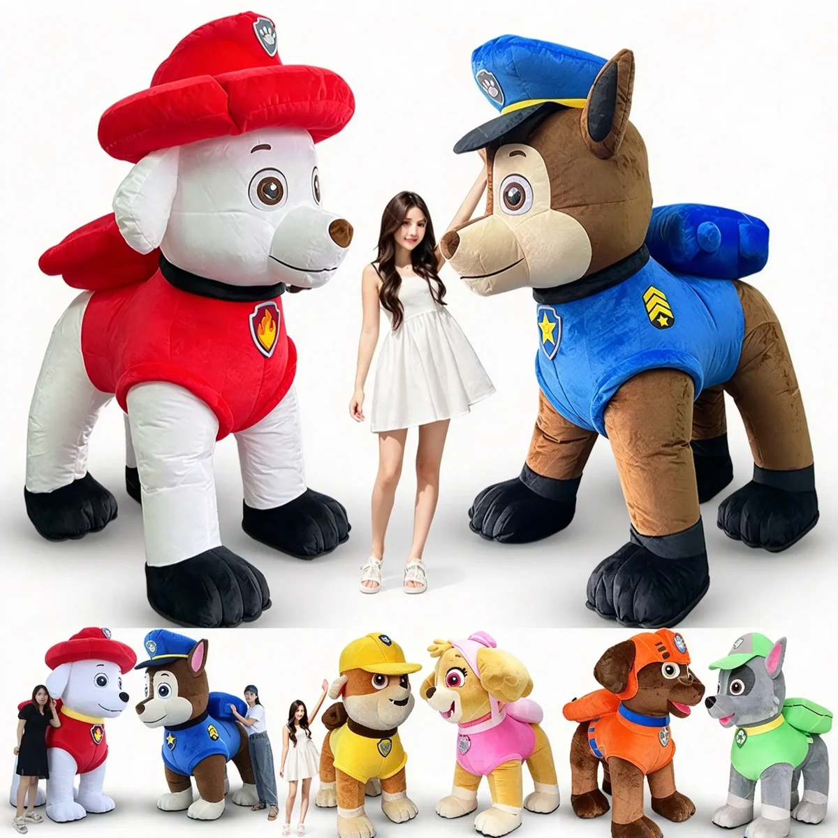 Rescue Puppy Mascot Collection — inflatable mascot costume, factory photo