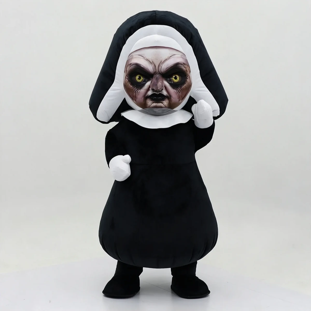 Horror Nun Mascot — inflatable mascot costume, factory photo