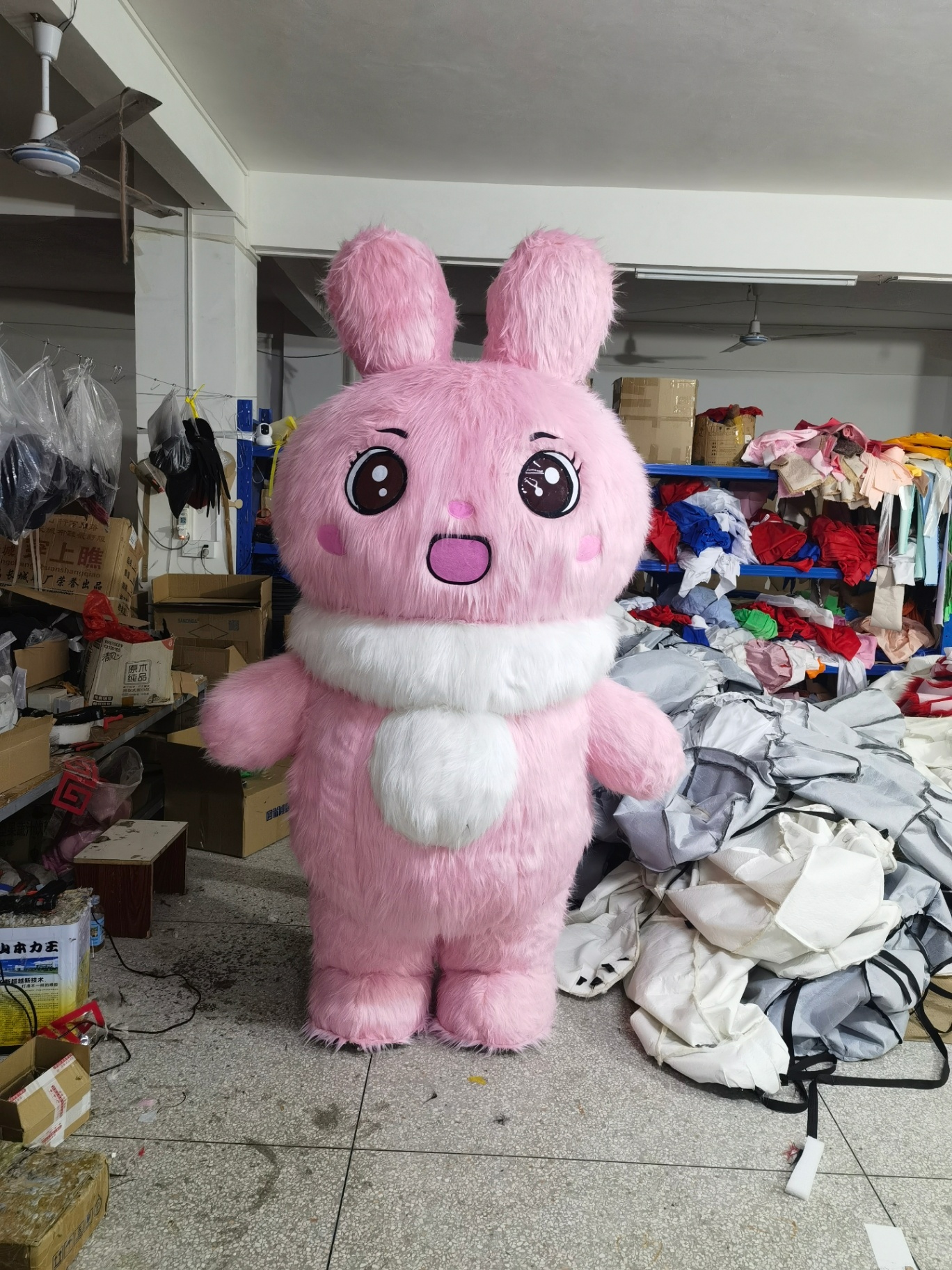 Pink Scarf Bunny