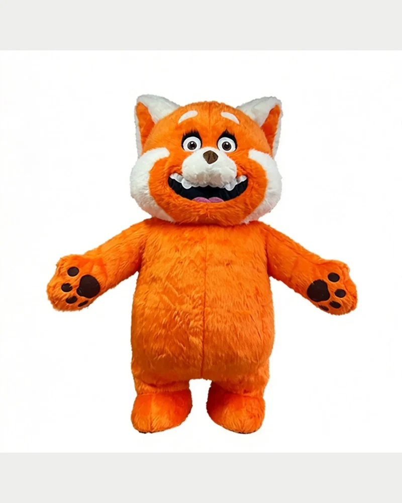 Orange Red Panda Mascot — inflatable mascot costume