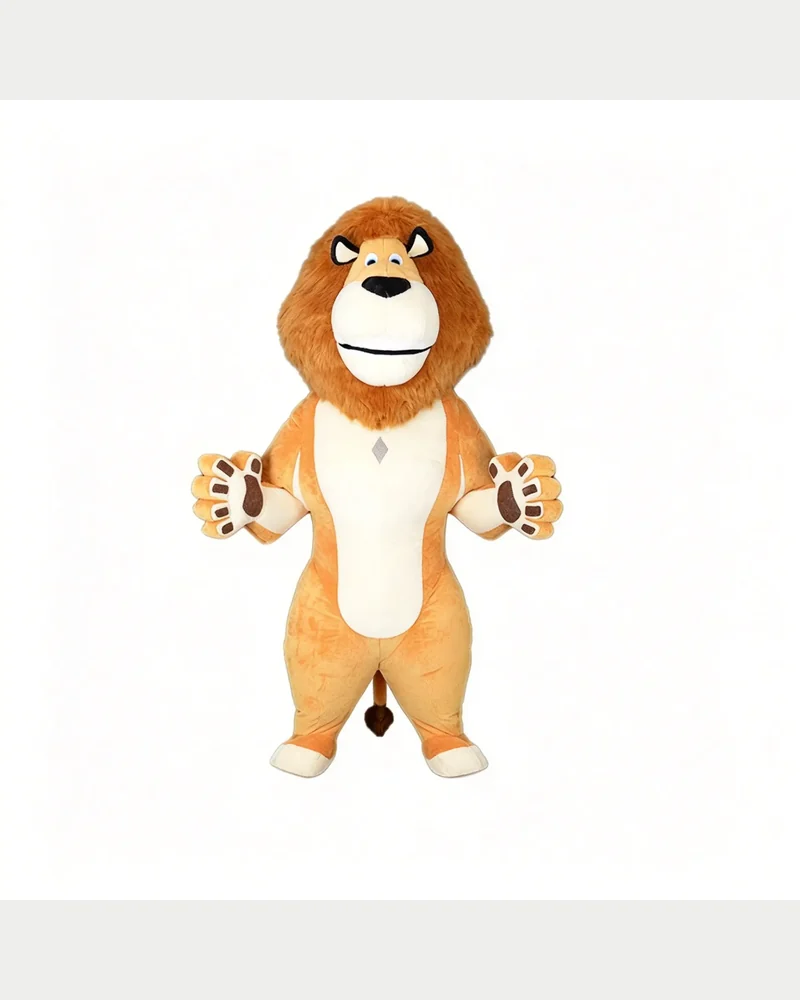 Brown Lion Mascot — inflatable mascot costume