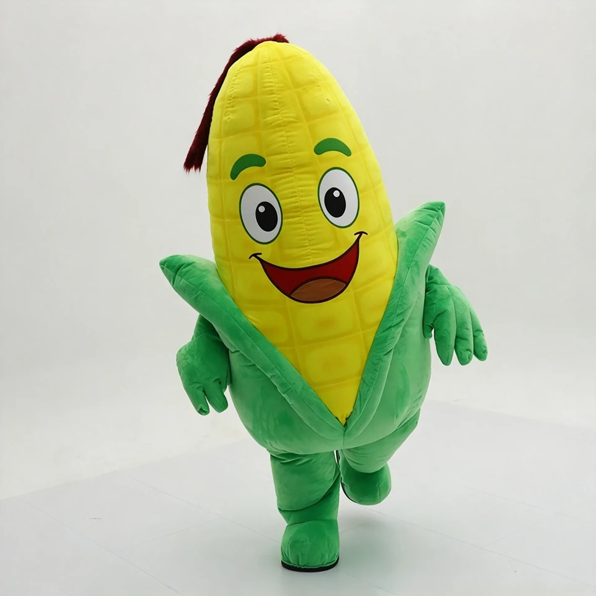 Happy Corn Mascot — inflatable mascot costume, factory photo