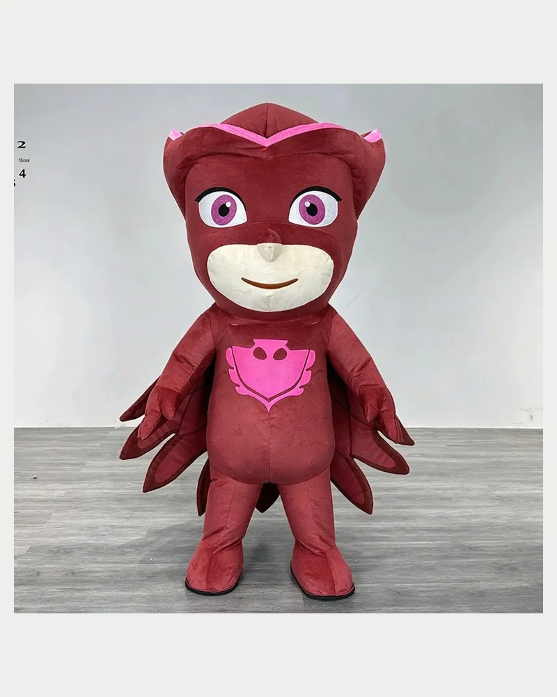 Red Owl Hero Mascot — inflatable mascot costume