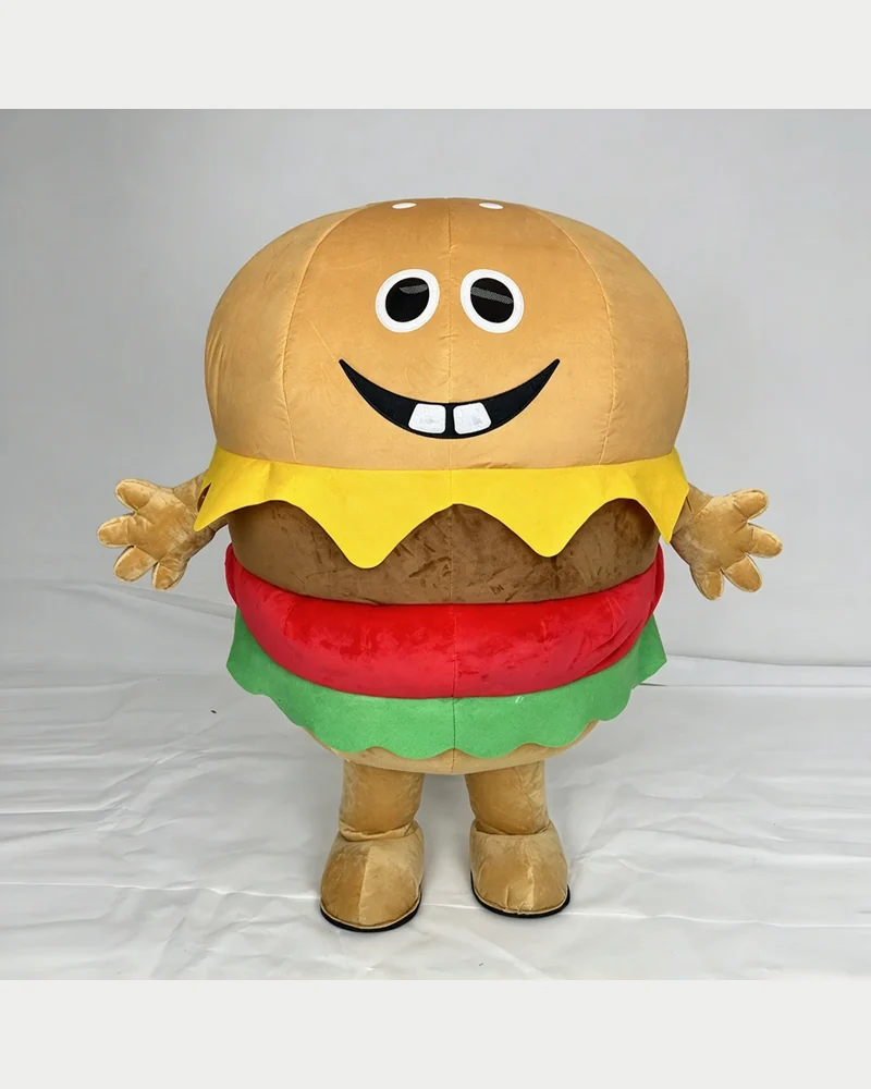Hamburger Character Mascot — inflatable mascot costume