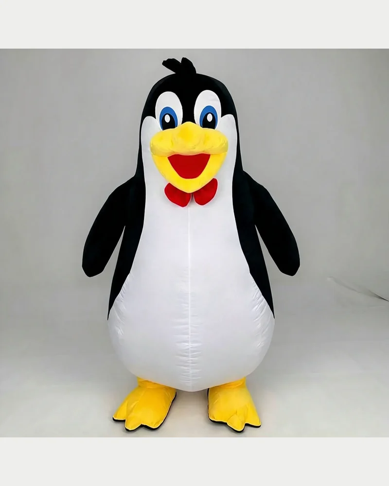 Happy Penguin Mascot — inflatable mascot costume