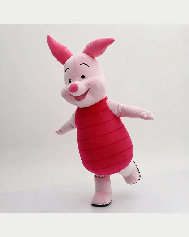 Pink Piglet Mascot — inflatable mascot costume