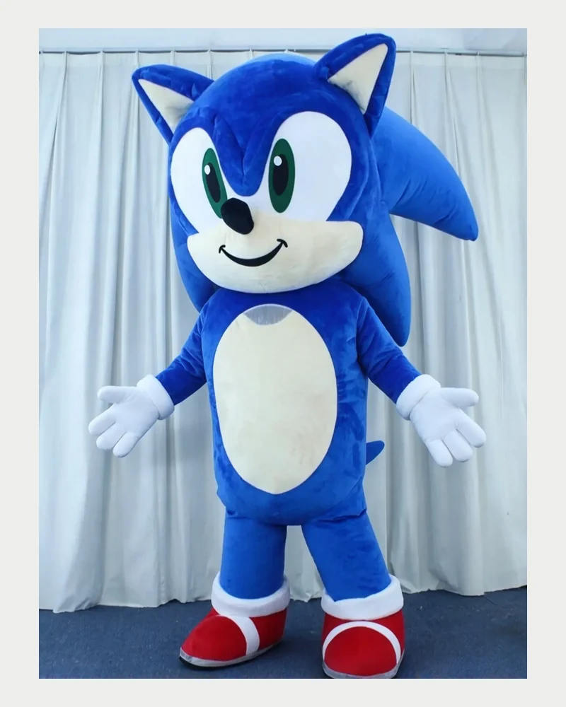 Blue Speed Hedgehog Mascot — inflatable mascot costume