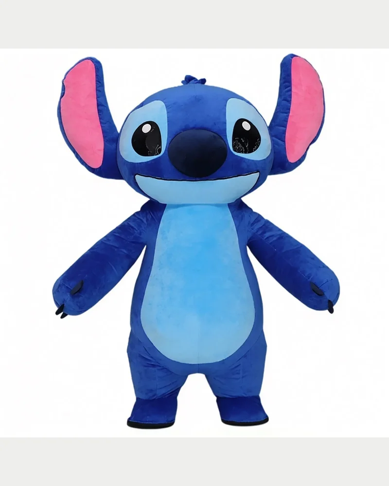 Blue Alien Mascot — inflatable mascot costume