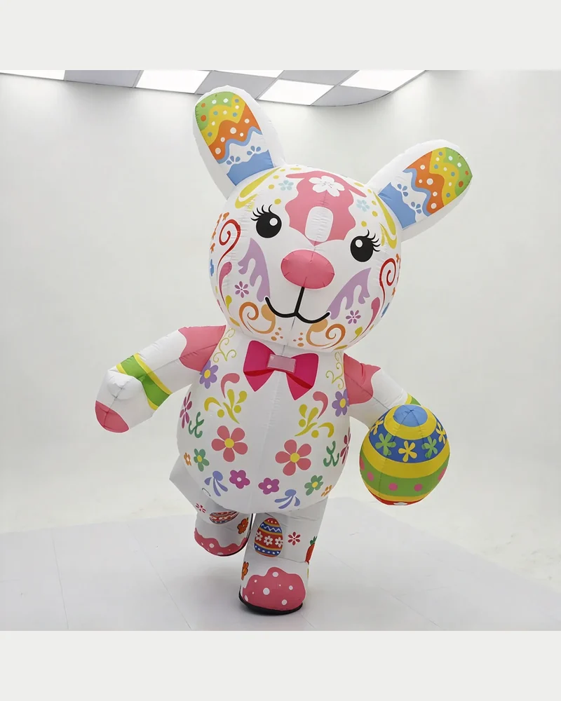 Easter Egg Rabbit Mascot — inflatable mascot costume