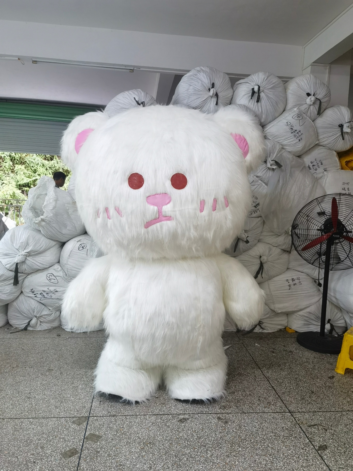 Furry White Kitty